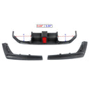 Carbon Fiber Look Rear Diffuser Lip With Light For BMW F80 M3 F82 F83 M4