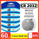 3V Lithium Button Batteries - Pack of 2-60 Pieces for Watches, Toys, and More  ourlum.com 60PCS(G)  