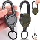 Retractable Heavy Duty Pull Reel Carabiner Key Chains