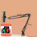 Tablet Holder for Bed with 90cm Metal Arm 360 Rotating Stand