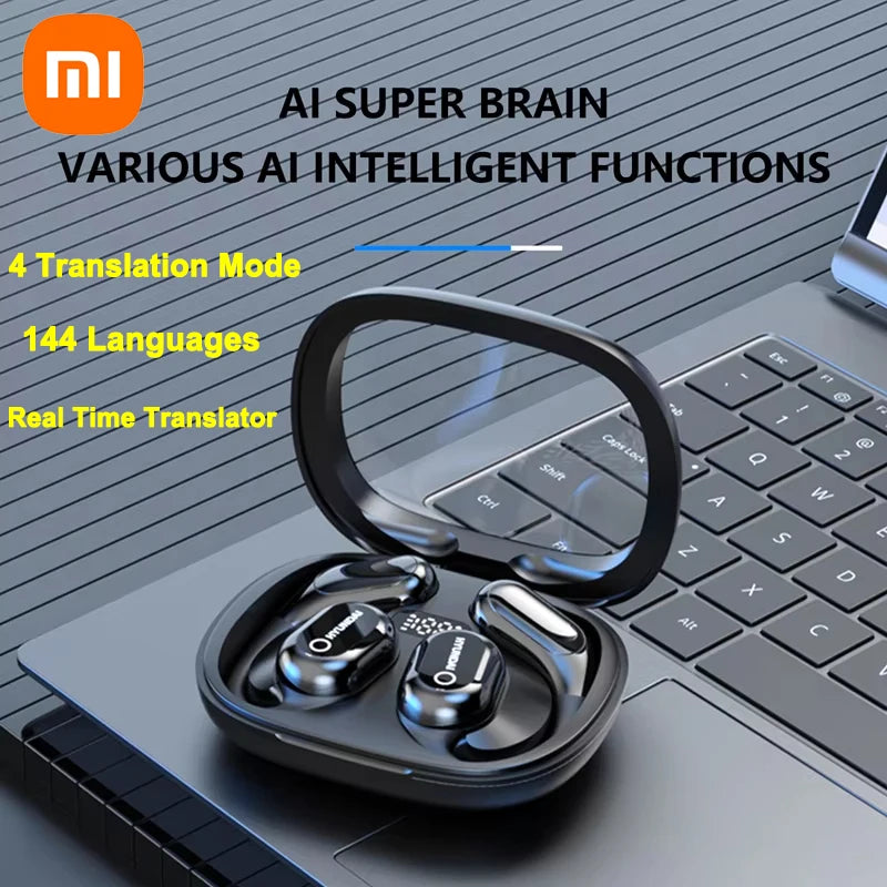 Xiaomi 144 Languages Real Time Translator Earbuds 4 Translation Mode Wireless BT Translation Earphones Noise Cancelling IPX6