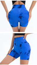 High-Waisted Seamless Tie-Dye Butt Lift Leggings for Women