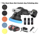 900W Cordless Car Polisher Machine Brushless 5 Inche Rechargeable Eccentric Polisher Wireless Car Polishing Waxing Machine Kit  ourlum.com Package 5 EU 