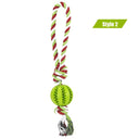 Dog Treat Balls Interactive Rope Rubber Toys for Small Dogs