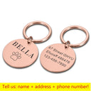 Custom Engraved Pet IDTag: Personalized Paw Print Dog Collar Accessory  ourlum.com RS 20X20MM 