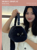 Design Niche Style Summer Cute Handmade Cat Shoulder Bag