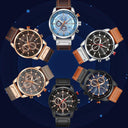 CURREN Men's Chronograph Watch: Stylish Luxury Timepiece for Modern Gentleman  ourlum.com   