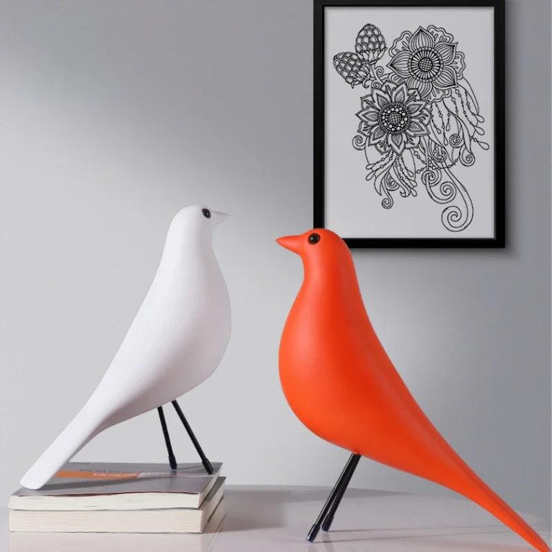 Bird House Decoration: Elegant Resin Pigeon Ornament for Home and Office  ourlum.com   