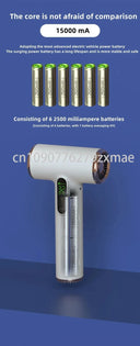 Portable Rechargeable Hair Dryer USB Charging LCD Display