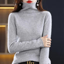 Merino Wool Cashmere Winter Sweater Cozy Elegance Cold Days