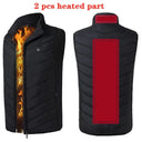 New 17 Heated Vest Jacket Fashion for Men Women Winter