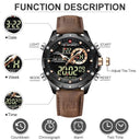 NAVIFORCE Military Watch: Stylish Waterproof Wristwatch, Dual Display Timekeeping  ourlum.com   