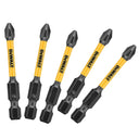 DEWALT Original PH2 57MM Batch Head Bits Set 5PCS Set