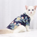 Hawaiian Style Pet Shirt: Pineapple Print Breathable Dog Clothes  ourlum.com   