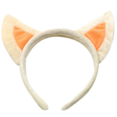 Furry Kitten Plush Ears Cartoon Headband for Makeup and Face Washing
