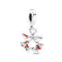 925 Silver Original Charm Beaded Pendant For Pandora Bracelet