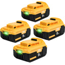 20V 3.0Ah/6.0Ah/9.0Ah for Dewalt DCB200 Battery Replacement