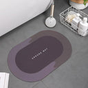 Luxurious Leather Bath Mat Ultra Absorbent Fast Drying Mat