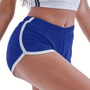 High-Waisted Acrylic Sports Shorts for Women: Versatile Yoga Pants with Anti-Walking Feature  ourlum.com   