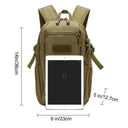 15L Waterproof Outdoor Backpack for Camping Hiking Fishing