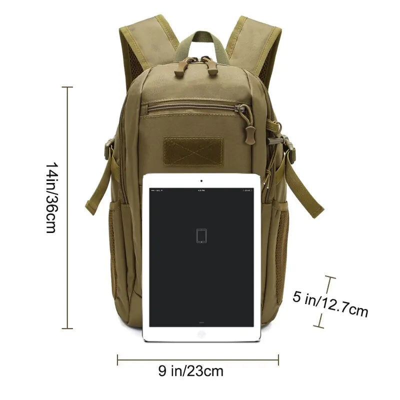 Tactical Military Backpack: Waterproof Camping Gear & Organizer  ourlum.com   