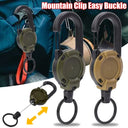 Retractable Heavy Duty Pull Reel Carabiner Key Chains