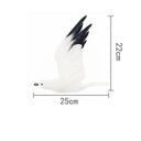 1pc Simulated Feather Seagulls Bird Figurines for Home Decor