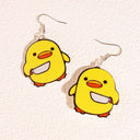 Exaggerated Cartoon Animal Earrings Unique Hip-Hop Jewelry