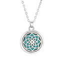 Stainless Steel Tree of Life Aromatherapy Necklace Gift for Women