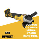 DEWALT DCG405 Brushless Lithium Angle Grinder Metal Cutting