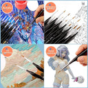 Weasel Hair Art Brushes Set for Versatile Painting Use