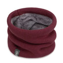 Winter Warm Knitted Ring Scarf For Women Men Thick Muffler