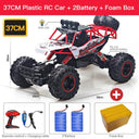 ZWN Off-Road 4WD RC Car With LED Lights - Ultimate Remote Control Truck  ourlum.com 37CM Red 2B Plastic  