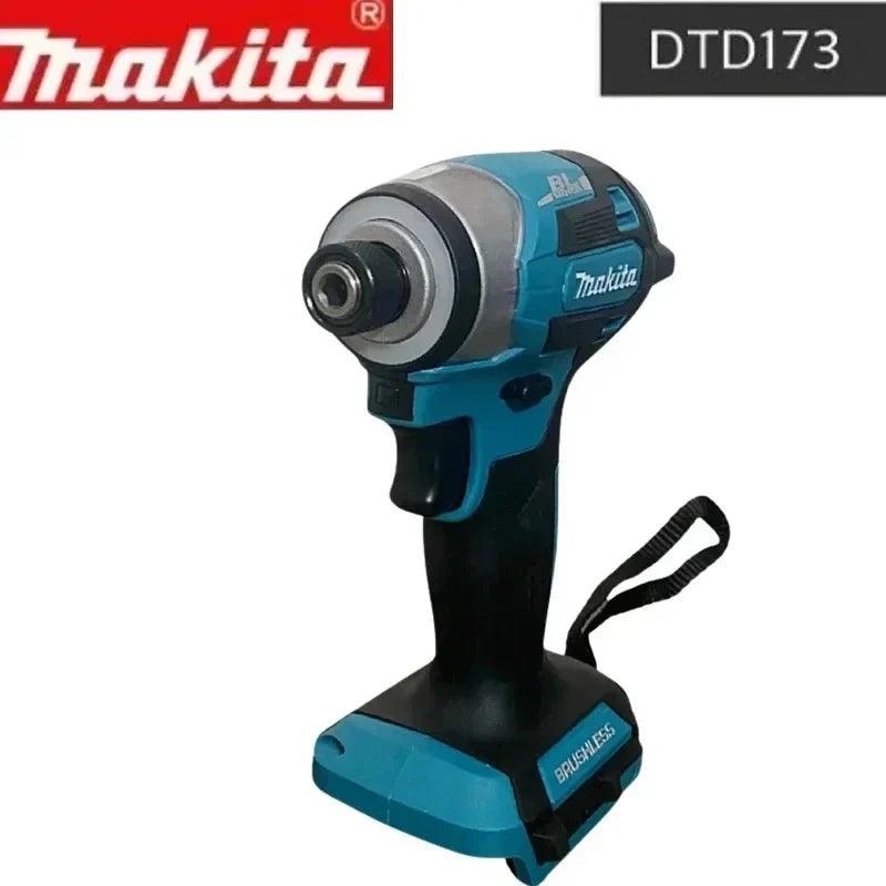 Makita Lithium Screwdriver New Dtd173 Impact Screwdriver Set Household Electric Screwdriver Electric Hand Drill  ourlum.com   