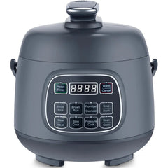 Compact 3-Cup Electric Rice Cooker with 10 Cooking Functions - Fast Multi-Cooker for Quick Meals