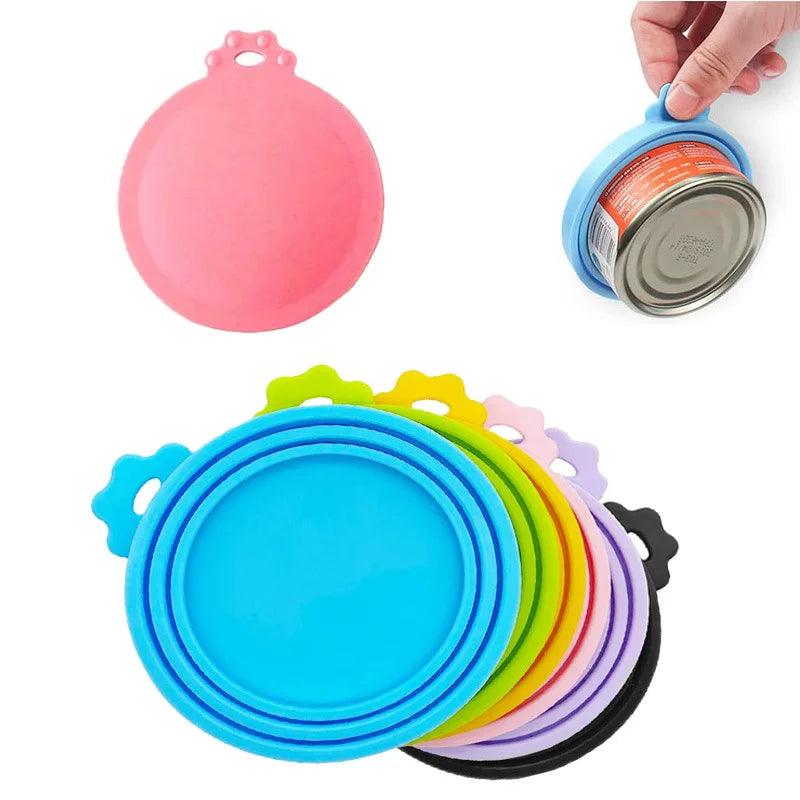 Silicone Pet Food Can Lid: Freshness Sealer for Dog Cat Storage  ourlum.com   