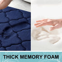 Luxurious Memory Foam Non-Slip Bath Mat Soft Absorbent