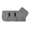 Dog Microfiber Bathrobe Towel for Dogs: Quick Drying Pet Coat & Accessories  ourlum.com gray XS United State