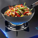 28cm Non-Stick Cast Iron Wok Pan for Gas and Induction Cooktops