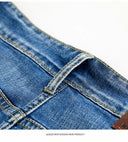 Summer Classic Shorts Jeans Men Denim Pants Casual Blue