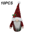 Christmas Gnome Doll Elf LED Light Xmas Ornaments - Magical Holiday Decor  ourlum.com Style-B-10PCS  