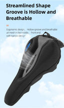 Silicone Gel Memory Foam Bicycle Seat Cover with Safety Taillights