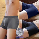 Men's Ice Silk Graphene Boxer Briefs Enhanced Cooling Tech