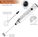 Portable Electric Milk Frothers Wireless Rechargeable Handheld Blender