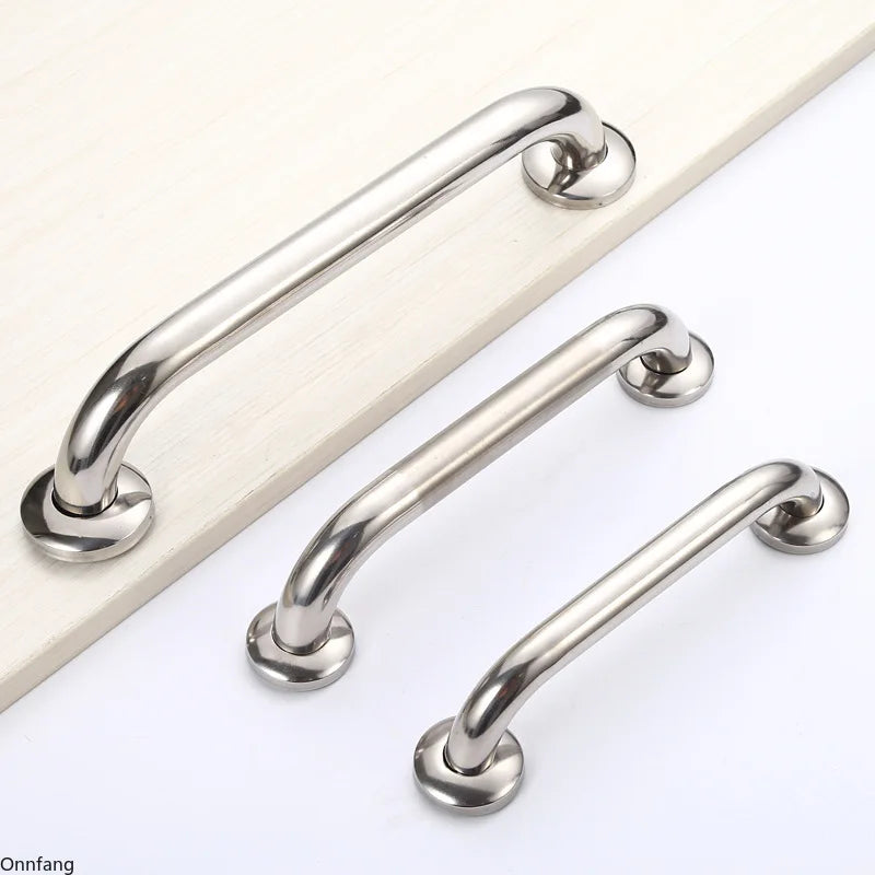 High Quality Stainless Steel 195/230/300mm Bathroom Tub Toilet Handrail Grab Bar Shower Safety Support Handle Towel Rack