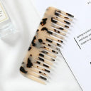 Wide Teeth Acetate Hair Combs Anti-static Massage Hair Brush Hairdressing Colorful Hairdress Salon Styling Traveling Accessories  ourlum.com NO.4 11.8x4.6cm  