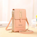 Soft Leather Crossbody Phone Purse Stylish Wallet for Women