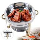 4L Stainless Steel Gold Warming Container Chafing Dish Food Warmer Food Insulation for Home Accessories