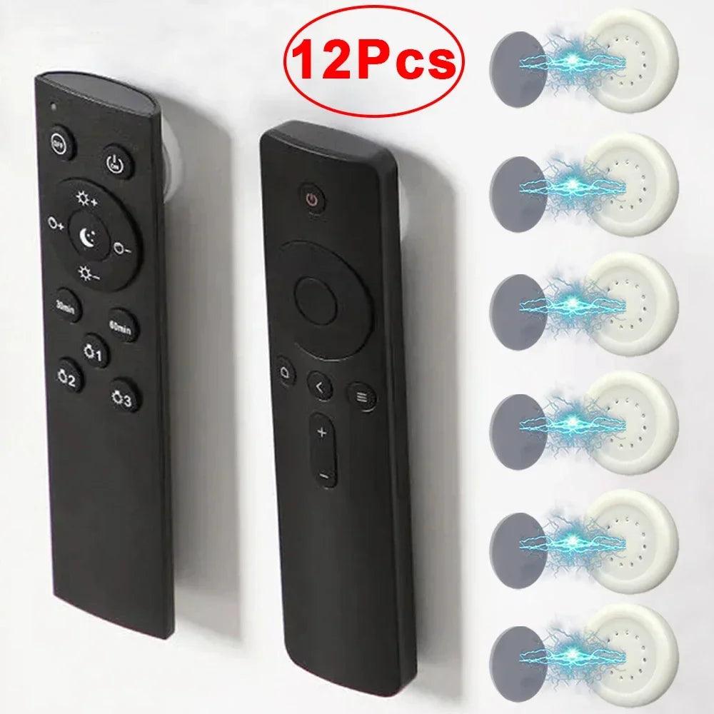 Magnetic Wall Mount Hooks Set for Remote Control and Key Organization  ourlum.com   