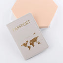 Passport Cover: Elegant World-Themed Travel Holder Gift